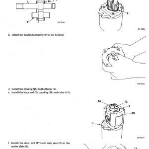 Takeuchi Tb015 Compact Excavator Service Manual