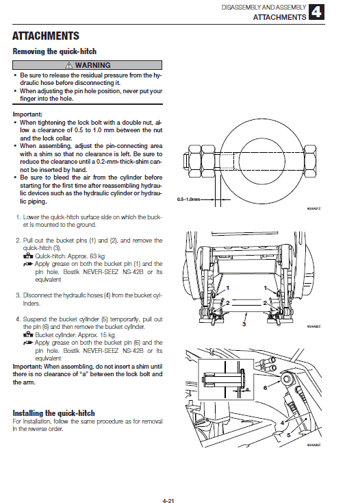 Takeuchi Tl220 Loader Service Manual