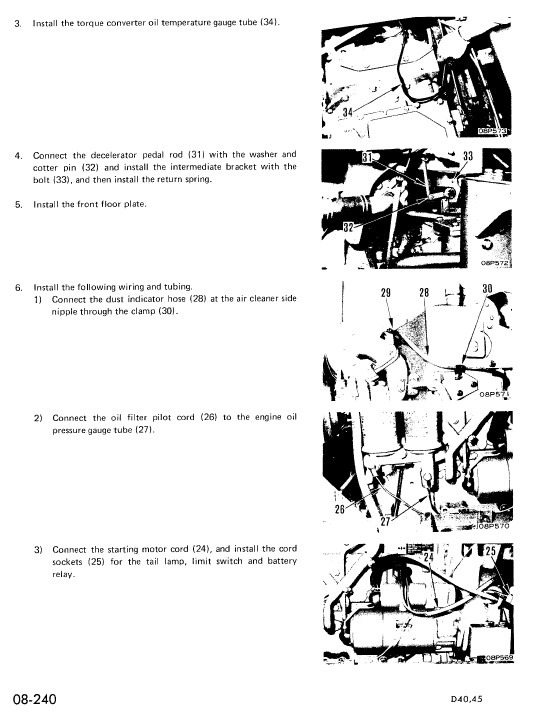 Komatsu D40a-1, D40p-1, D45a-1, D45p-1, D45s-1 Dozer Manual