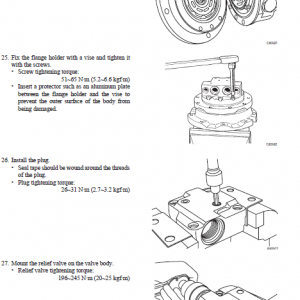 Takeuchi Tb125, Tb135 And Tb145 Excavator Service Manual