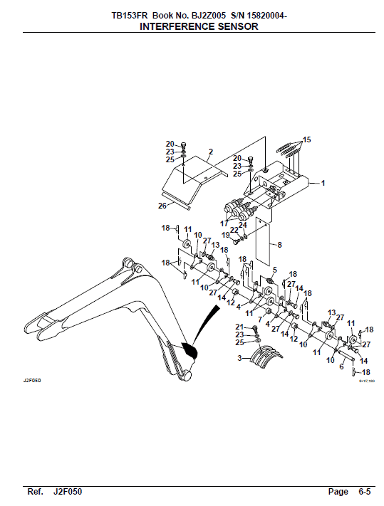 Takeuchi Tb153 Compact Excavator Service Manual