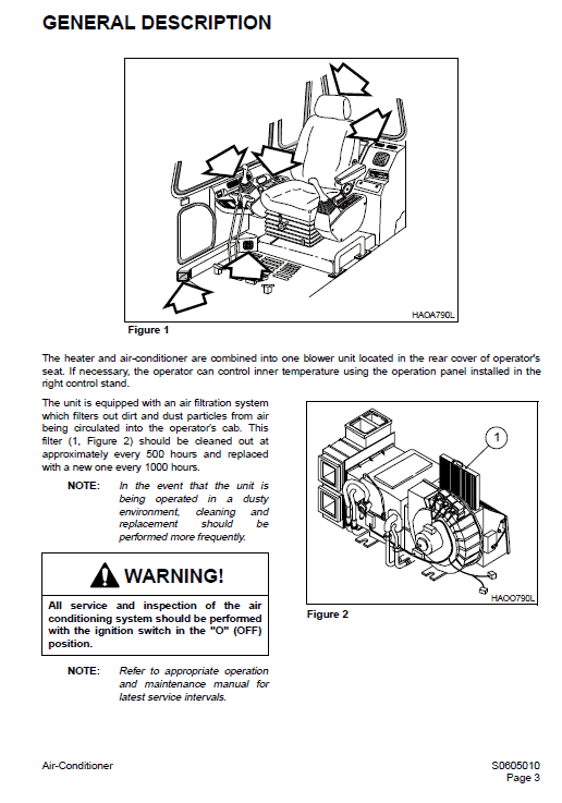 Daewoo Solar S130lc-v Excavator Service Manual