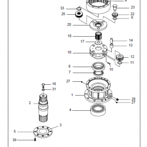 Daewoo Solar S450lc-v Excavator Service Manual