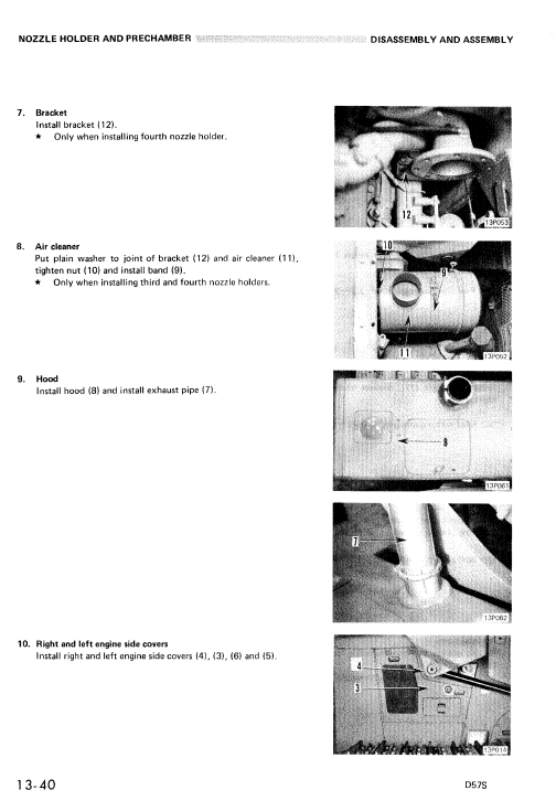 Komatsu D57s-1 Dozer Service Manual