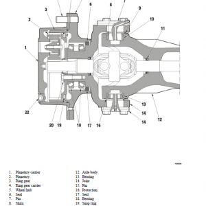 Komatsu Wb150aws-2n Backhoe Loader Service Manual