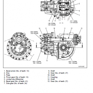 Komatsu Hm300-1 Dump Truck Service Manual