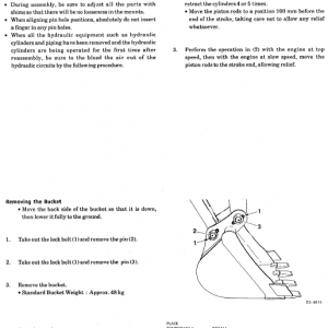 Takeuchi Tb020 Compact Excavator Service Manual