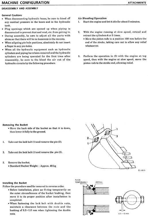 Takeuchi Tb020 Compact Excavator Service Manual