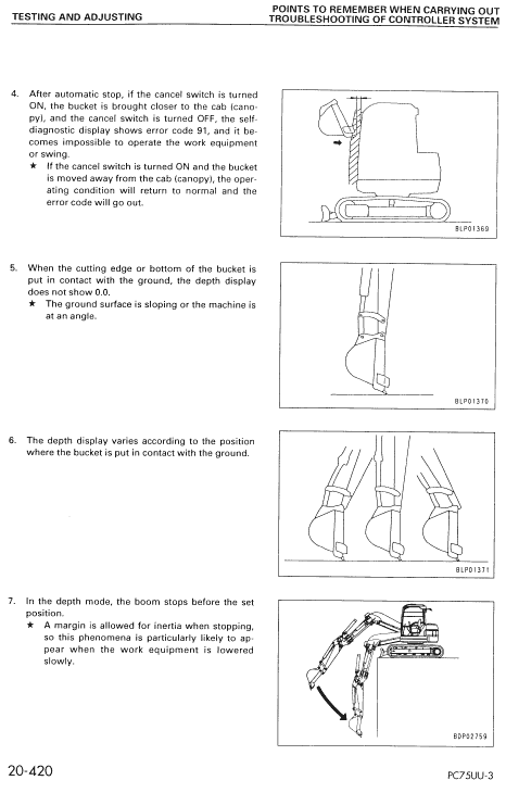 Komatsu Pc75uu-3 Excavator Service Manual