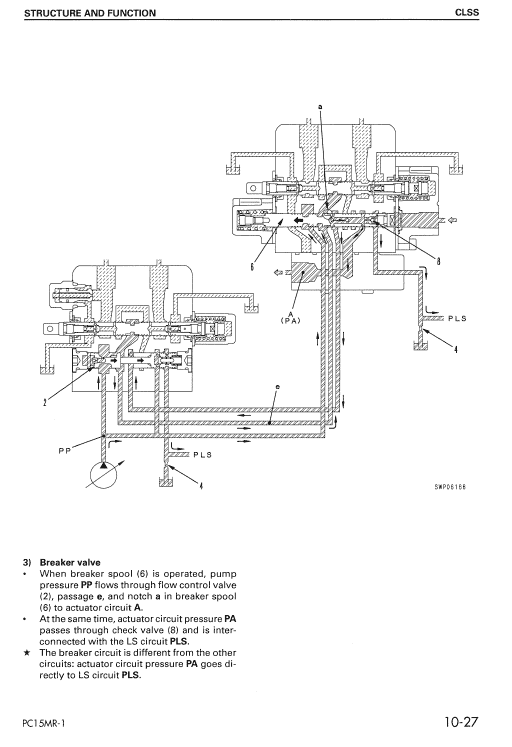 Komatsu Pc15mr-1 Excavator Service Manual