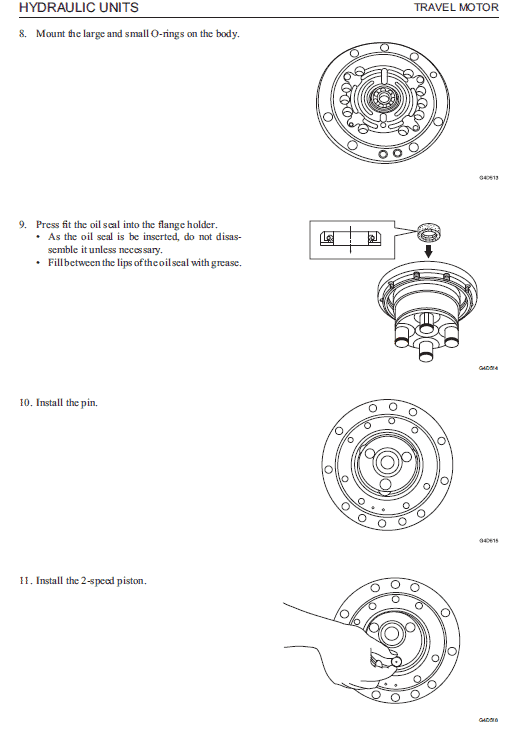 Takeuchi Tb014 And Tb016 Compact Excavator Service Manual