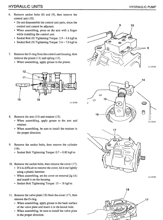 Takeuchi Tb070 And Tb070w Excavator Service Manual