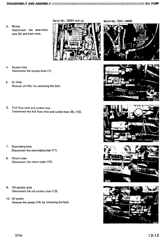 Komatsu D75s-3 Dozer Service Manual