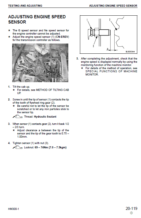 Komatsu Hm300-1 Dump Truck Service Manual