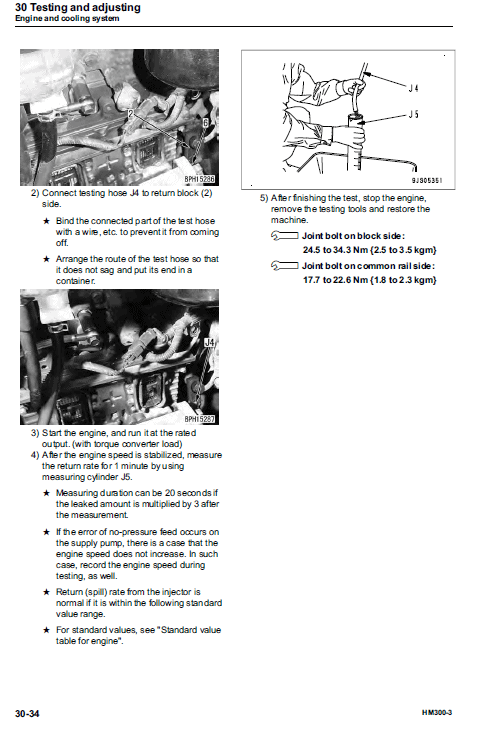 Komatsu Hm300-3 Dump Truck Service Manual