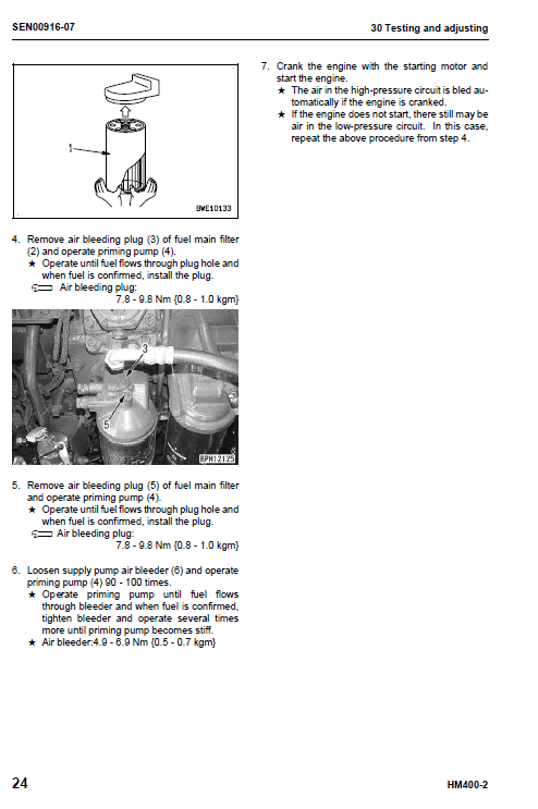 Komatsu Hm400-2 Dump Truck Service Manual