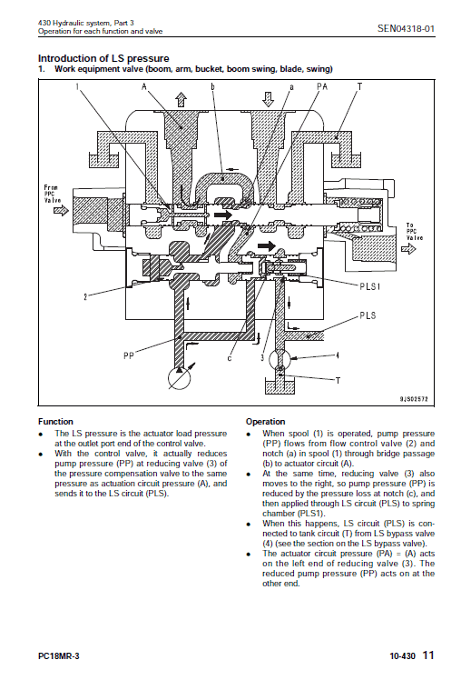 Komatsu Pc18mr-3 Excavator Service Manual