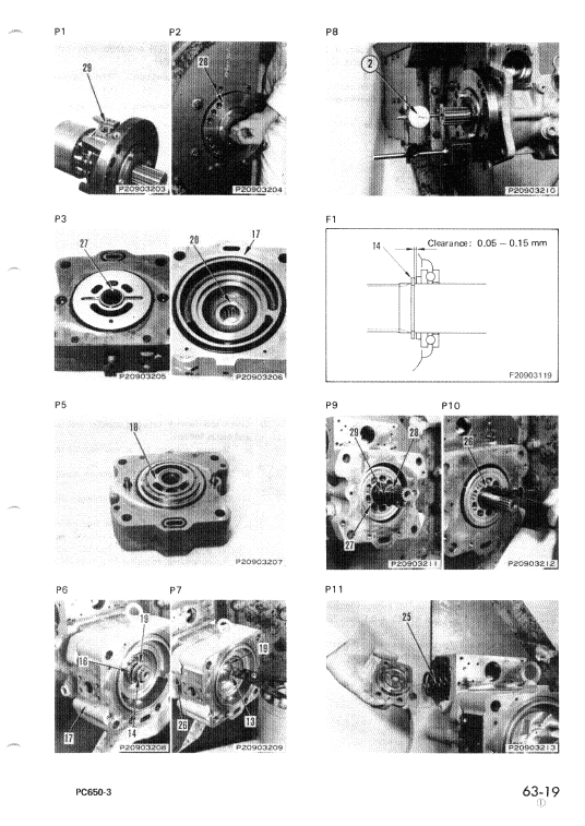 Komatsu Pc650-3, Pc650lc-3, Pc650se-3 Excavator Service Manual