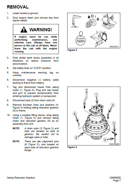 Daewoo Solar S290ll Excavator Service Manual