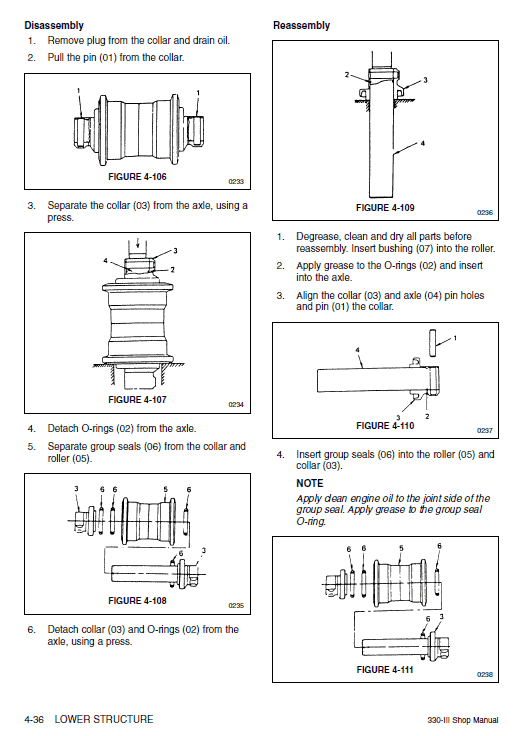 Daewoo Solar S330lc-3 Excavator Service Manual