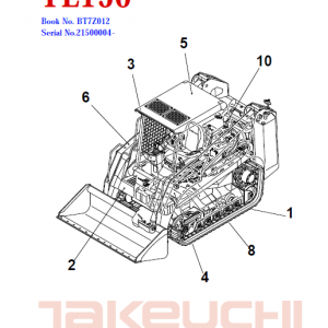 Takeuchi Tl150 Loader Service Manual