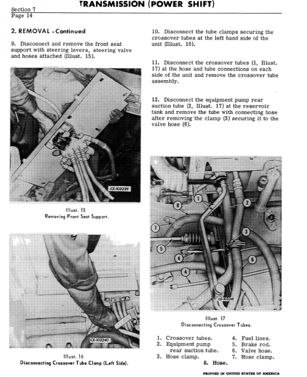 Komatsu Dresser 100c, 100e ,125c And 125e Dozer Service Manual