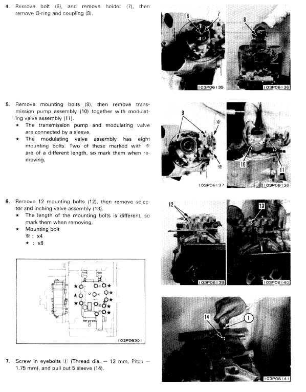 Komatsu D20pl-7, D20pll-7, D20ag-7, D20p-7, D20pg-7a Dozer Manual