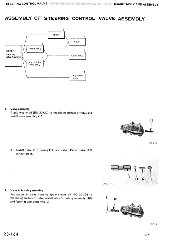 Komatsu D57s-1 Dozer Service Manual