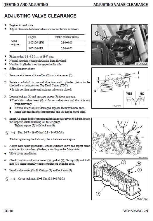 Komatsu Wb150aws-2n Backhoe Loader Service Manual