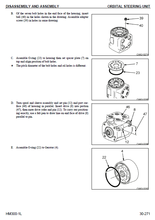 Komatsu Hm300-1l Dump Truck Service Manual