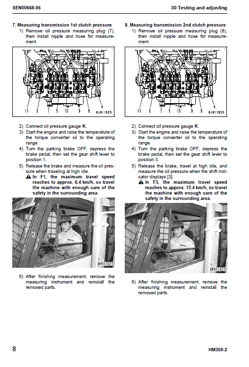 Komatsu Hm300-2 Dump Truck Service Manual