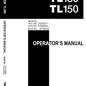 Takeuchi Tl130 Loader Service Manual