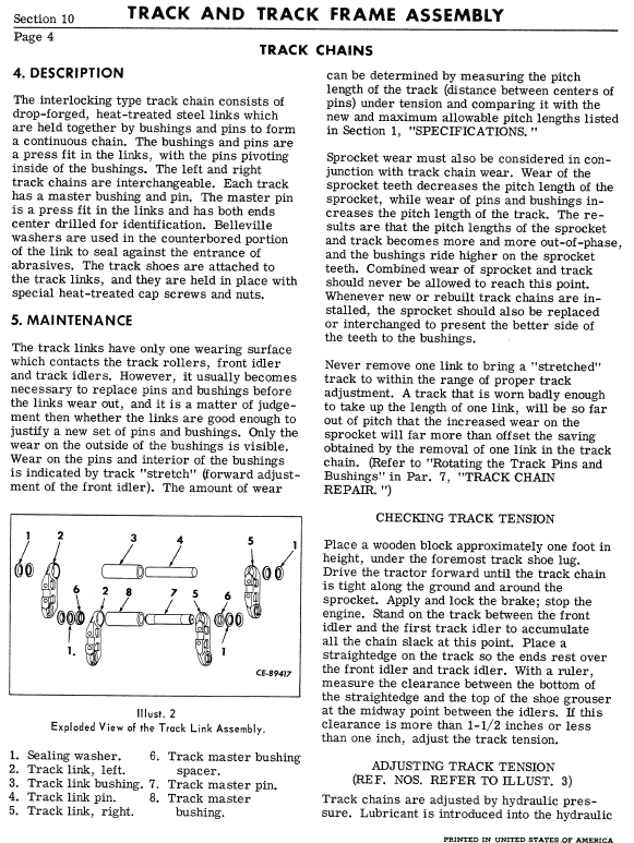 Komatsu Dresser 100c, 100e ,125c And 125e Dozer Service Manual