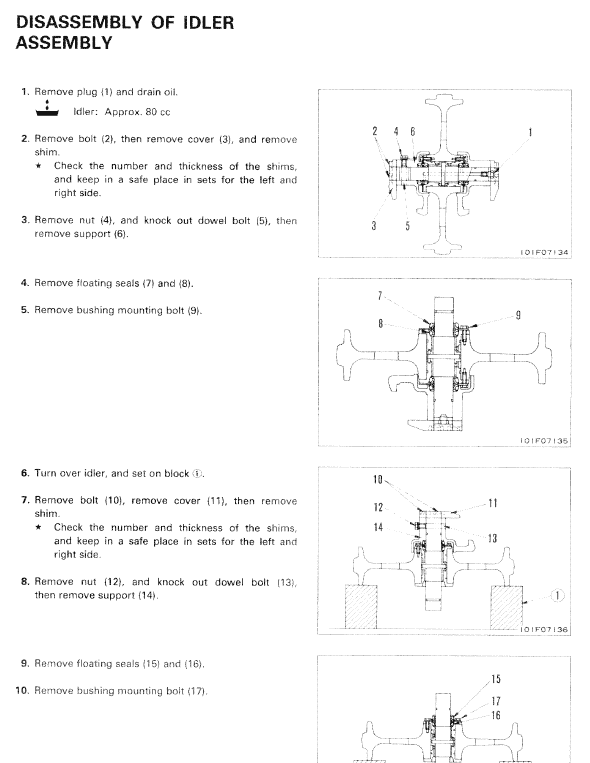 Komatsu D20pl-7, D20pll-7, D20ag-7, D20p-7, D20pg-7a Dozer Manual