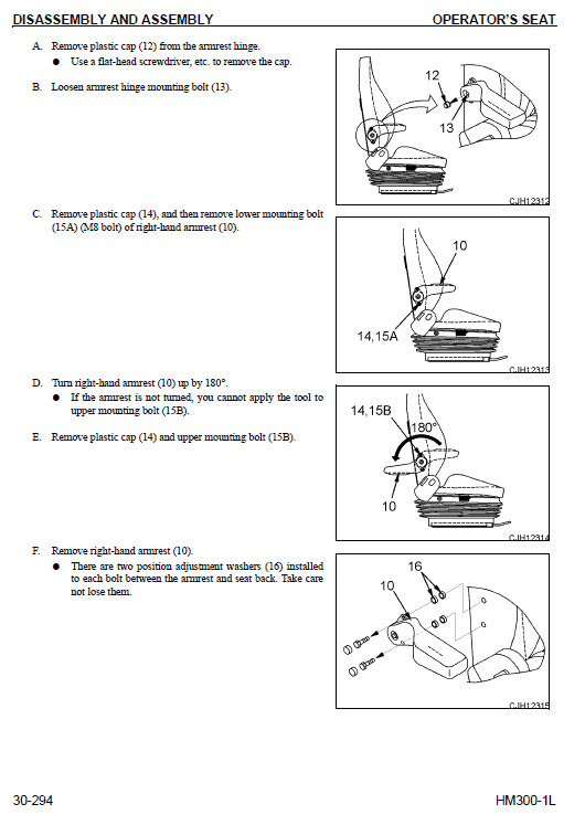 Komatsu Hm300-1l Dump Truck Service Manual