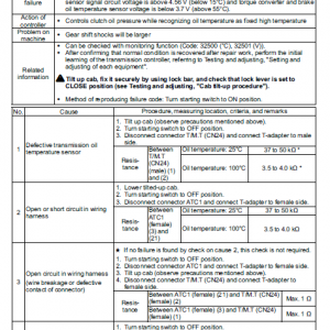 Komatsu Hm300-3 Dump Truck Service Manual