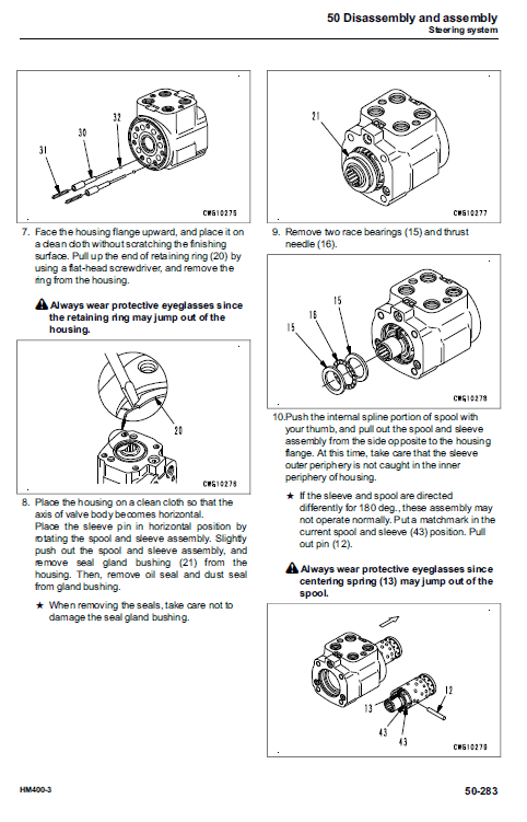 Komatsu Hm400-3 Dump Truck Service Manual