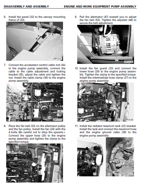 Komatsu Pc58uu-3 Excavator Service Manual