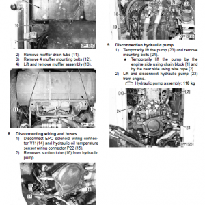 Komatsu Pc138us-8, Pc138uslc-8 Excavator Service Manual