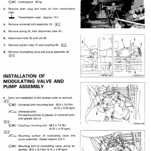 Komatsu D31p-20a, D31s-20, D31q-20, D37e-5, D37p-5a Dozer Manual