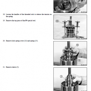 Komatsu Wb146-5 Backhoe Loader Service Manual