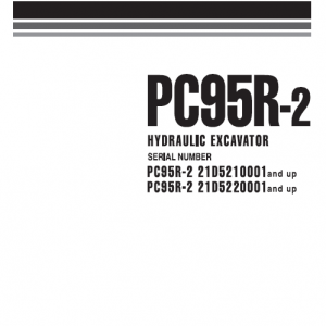 Komatsu Pc95r-2 Excavator Service Manual