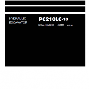 Komatsu Pc210lc-10 Excavator Service Manual