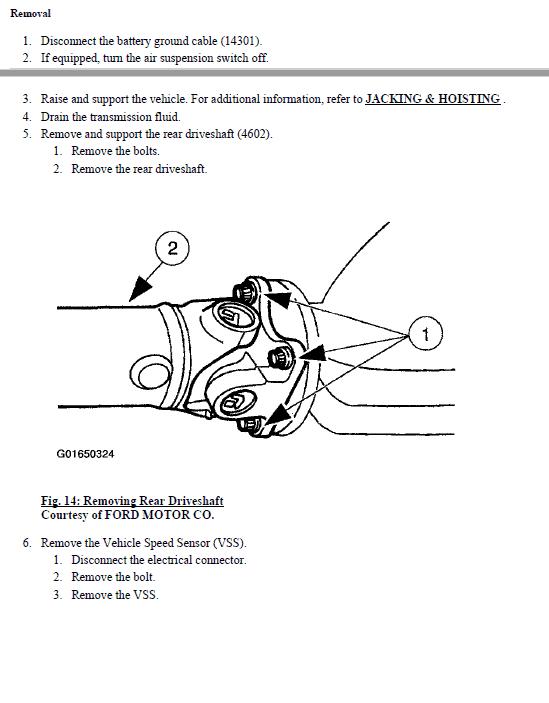 Ford F150 Pickup Repair And Service Manual For Year: 2001-2003