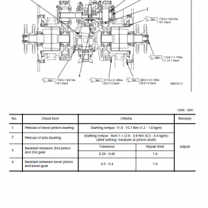 Komatsu Gd705a-4, Gd705r-4 Motor Grader Service Manual