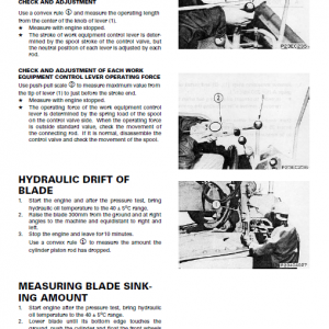 Komatsu Gd705a-4, Gd705r-4 Motor Grader Service Manual