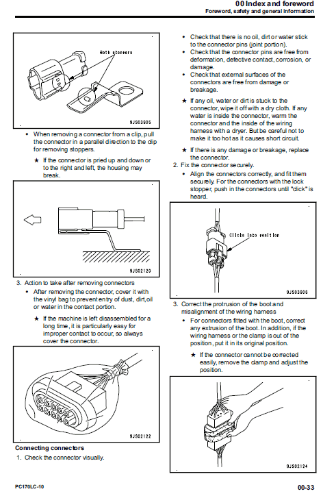 Komatsu Pc170lc-10 Excavator Service Manual