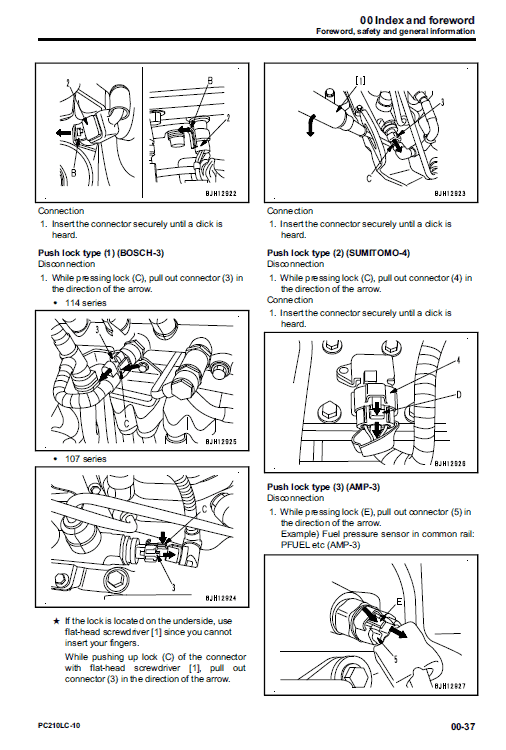 Komatsu Pc210lc-10 Excavator Service Manual