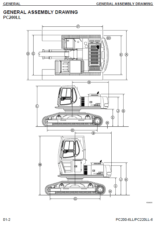 Komatsu Pc200ll-6 Pc220ll-6 Excavator Service Manual