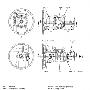 Komatsu Pc300-6, Pc300lc-6, Pc350-6, Pc350lc-6 Excavator Manual